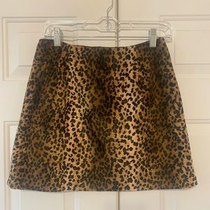 Hugo Buscati leoprd skirt